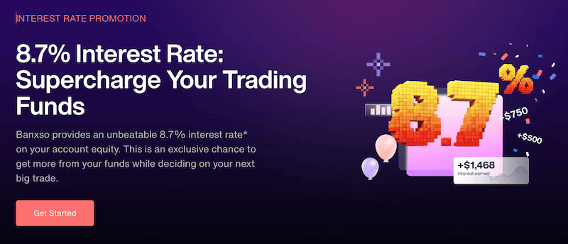 Banxso Unveils Exclusive 8.7% Interest Rate Promotion for Traders